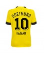 Borussia Dortmund Thorgan Hazard #10 Heimtrikot für Frauen 2022-23 Kurzarm